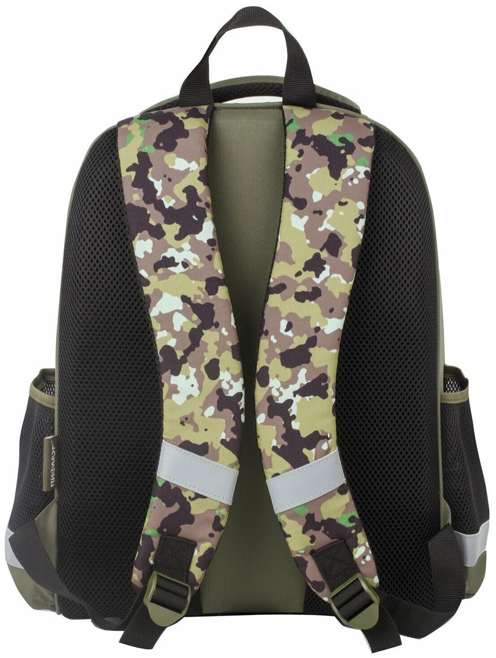 Ранец ПИФАГОР EVA BASIC, 1 отделение, "Military", 39х30х16 см, 229939