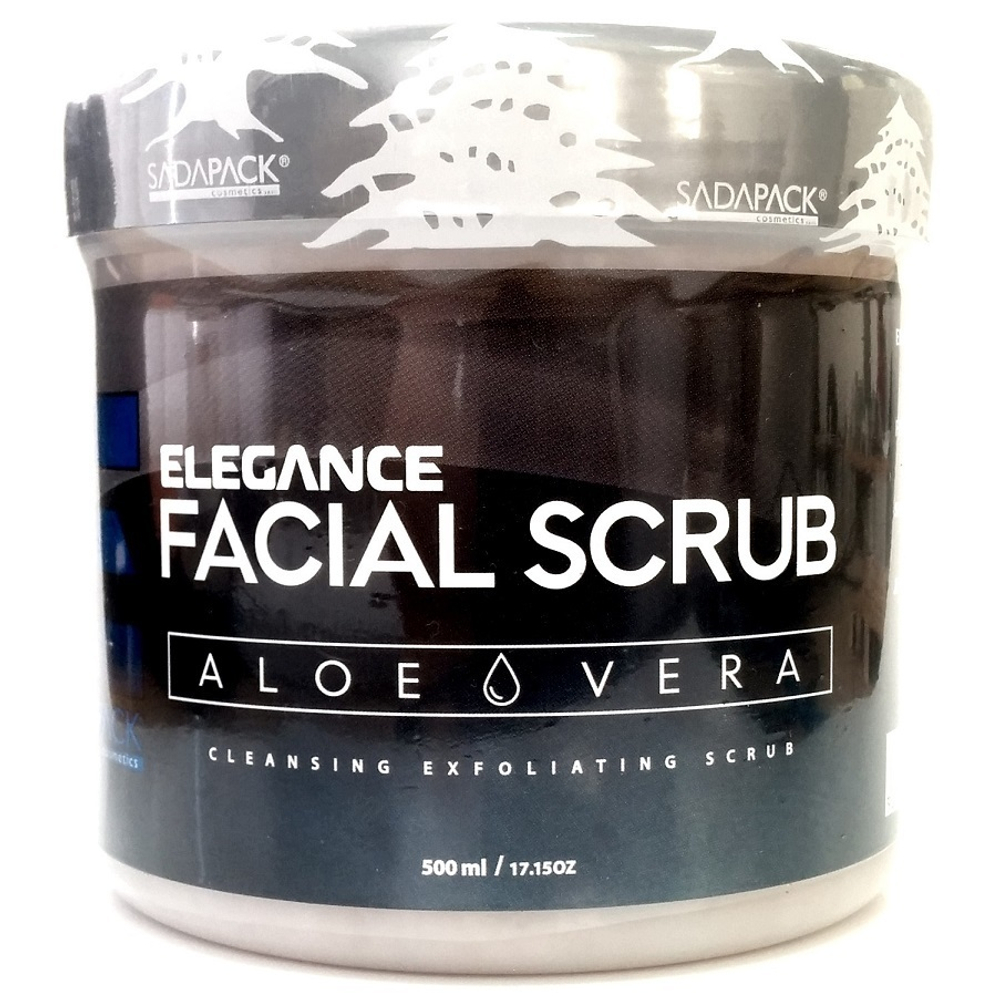 Elegance Facial Scrub Aloe Vera Renovating - Скраб для лица Алое Вера Восстанавливающий 500 мл
