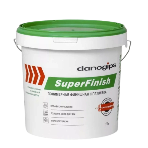 Шпаклевка финишная полимерная Danogips SuperFinish, 18кг/11л SHEETROCK /Шитрок по низкой цене