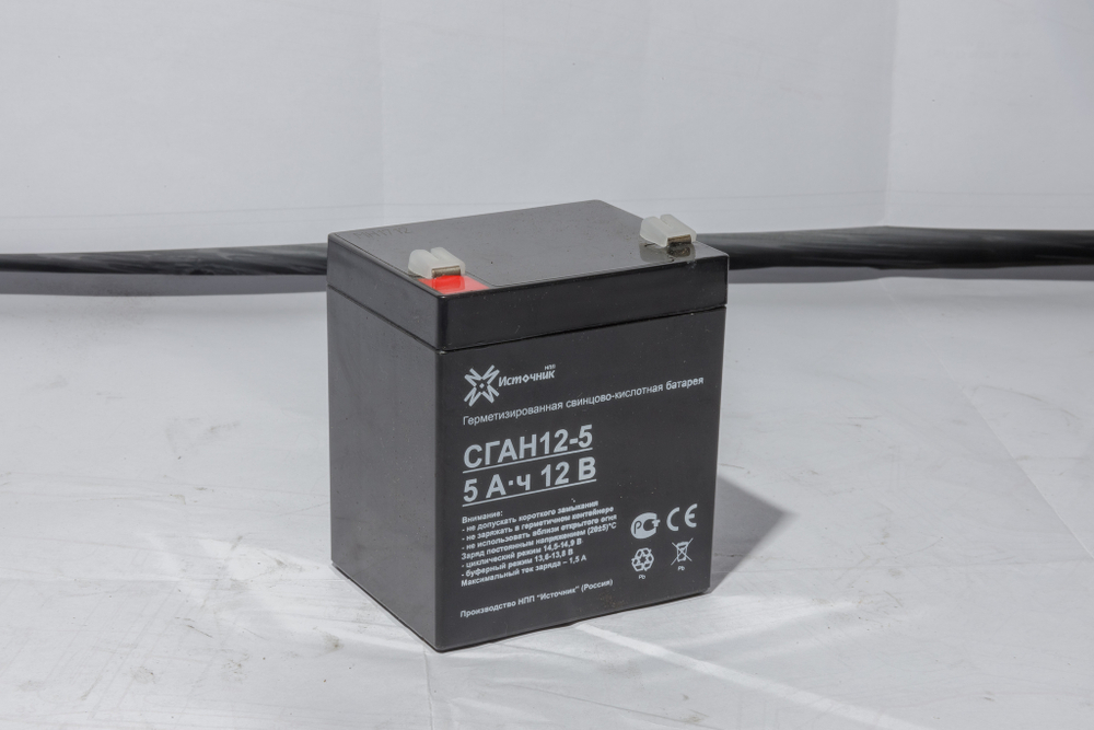 Аккумулятор СГАН 12-5 ( 5Ач / 12В ) AGM