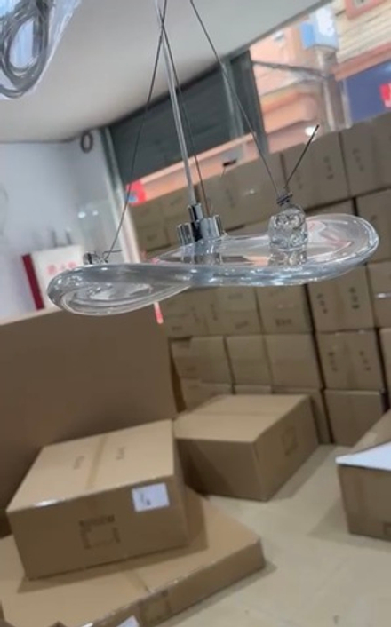 Pendant design lamp Manta by Terzani