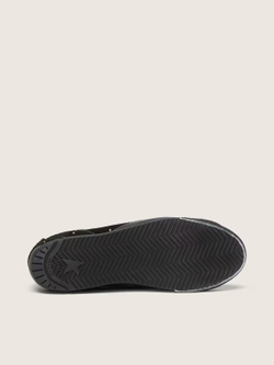 True Star in black suede with crystals and black leather star