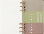 Еженедельник Moleskine SPIRAL (DHSPP2912MWH3) 130х210мм, цвет кофейный