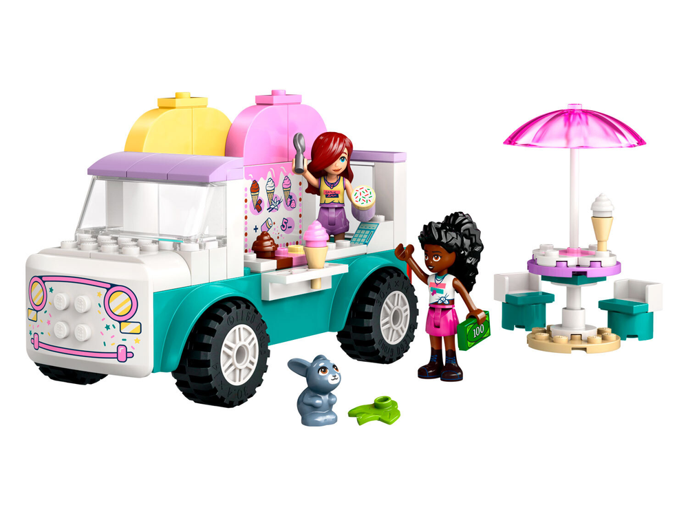 Конструктор Лего Френдс Грузовик с мороженым Хартлейк-Сити | LEGO Friends Heartlake City Ice Cream Truck 42644 - 92 детали (4+)