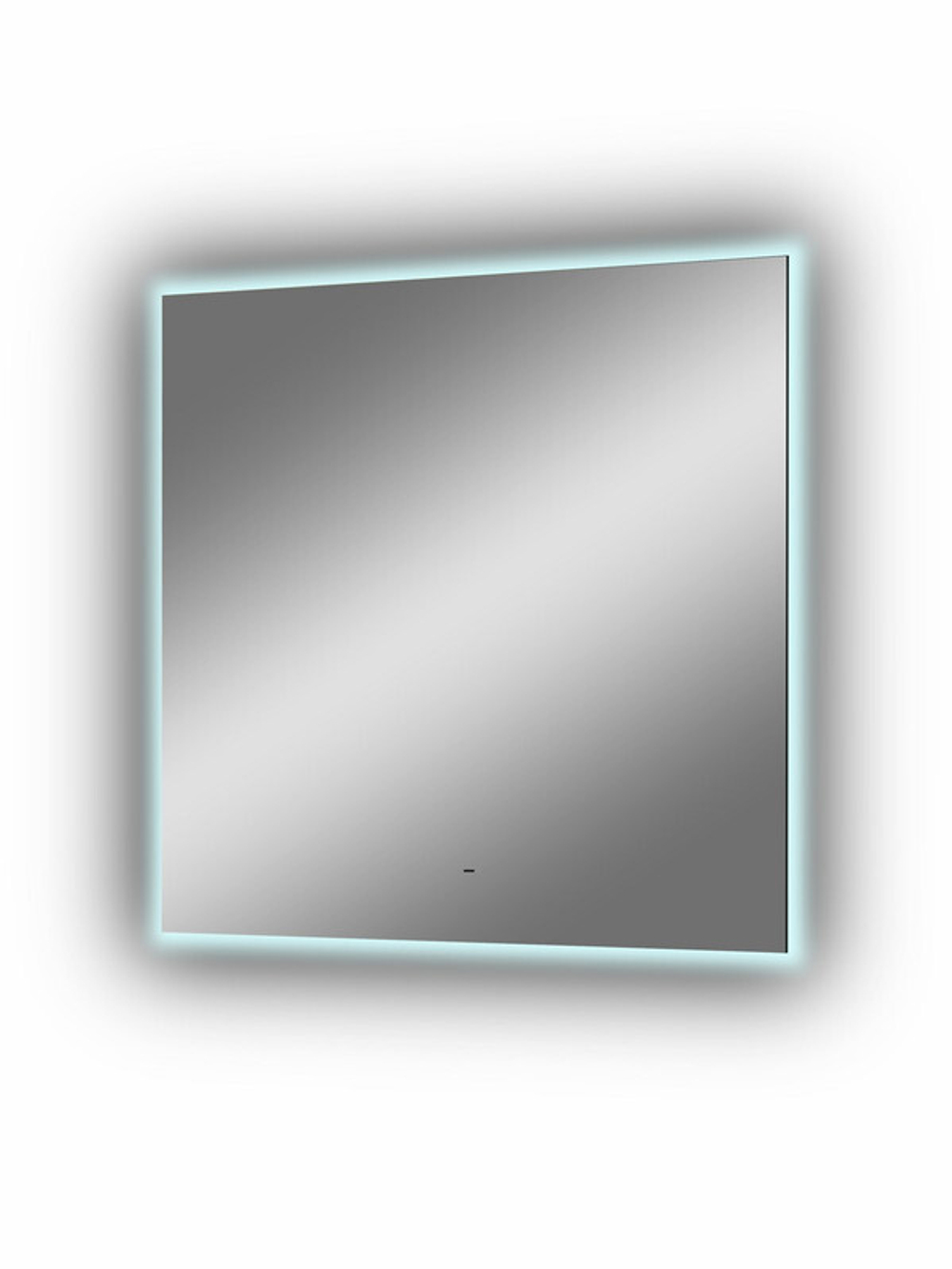 Зеркало "Trezhe Led" 1000х1000 с бесконтактным сенсором, холодная подсветка