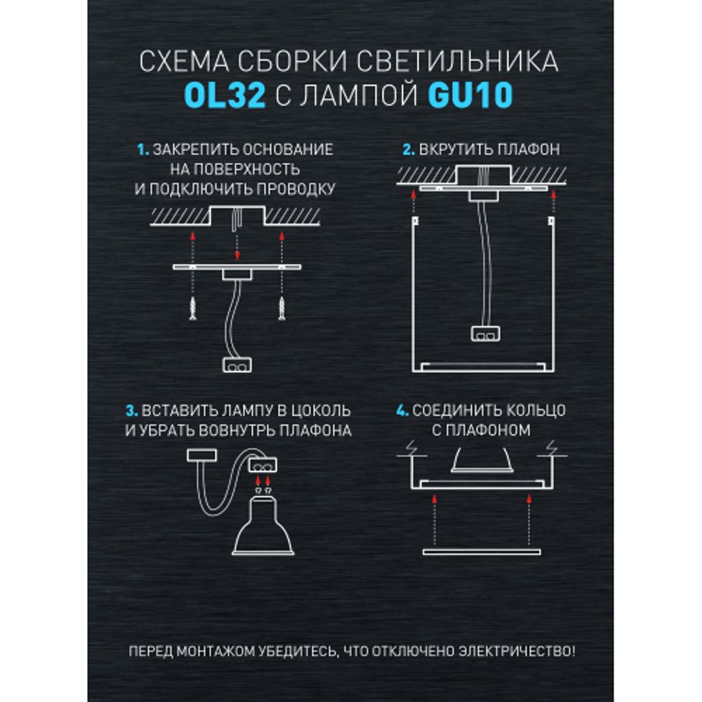 Светильник настенно-потолочный спот ЭРА OL32 WH MR16 GU10 IP20 белый | Накладные светильники