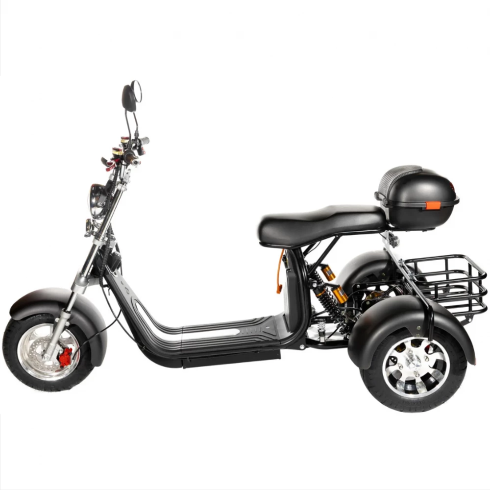 Электроскутер трехколесный CITYCOCO GT X11 TRIKE Коричневый