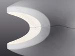 Pendant design lamp  O-Space by Foscarini (Orange)