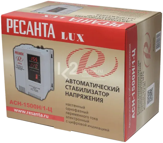 Стабилизатор напряжения Ресанта АСН-1500Н/1-Ц LUX
