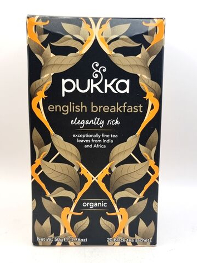 Pukka Чай черный English Breakfast, 20 пакетиков, 50 г (из Финляндии)