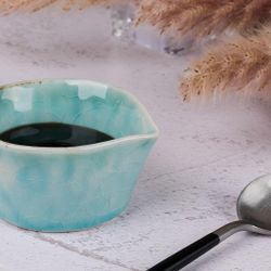 Соусник молочник 60 мл d 6,2/5 см h3,5 см круглый керамика Sea Blue Frutti di Mare P.L. [1]