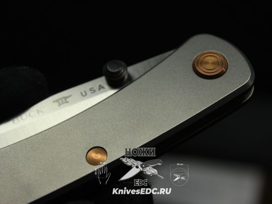 Складной нож Buck 110 Slim Pro TRX Titanium Knife Legacy Collection - Limited Edition