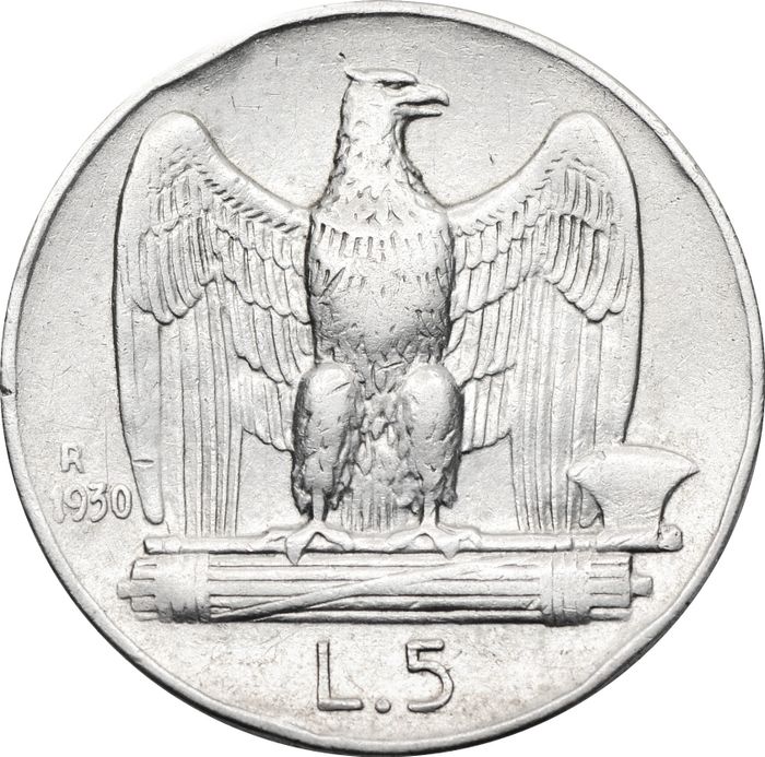 5 лир 1930 Италия
