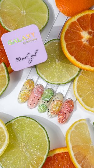Объемный гель для дизайна 3D art gel Galaxy,5g