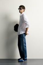 РУБАШКА REGULAR FIT ФАКТУРЫ ОКСФОРД — ZARA