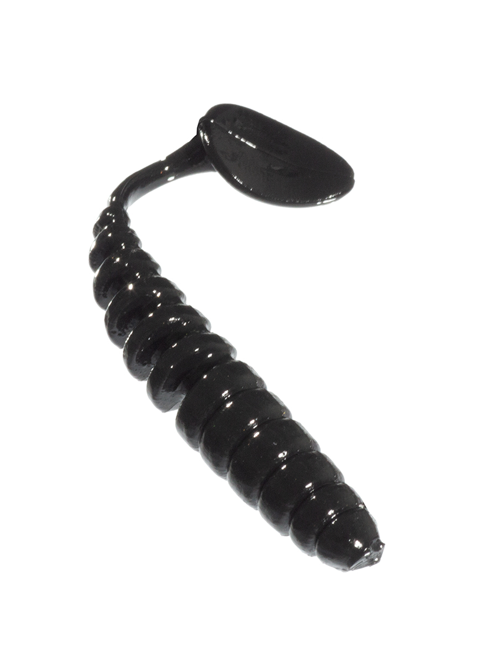 Приманка ZUB-SHAD  40мм(1,5")-12шт, (цвет 701) черный