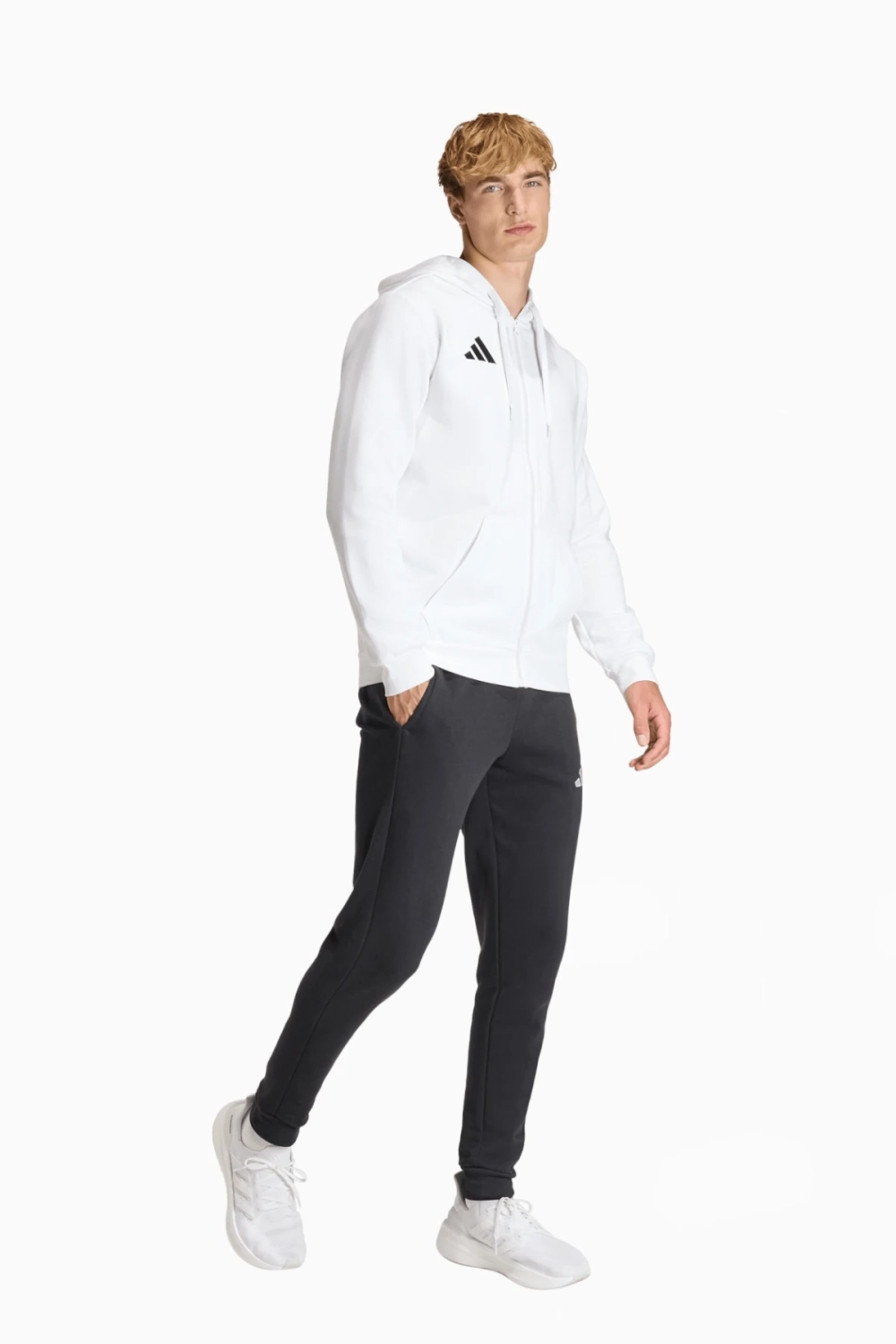 Кофта adidas Entrada 26 Sweat Full-Zip - белый
