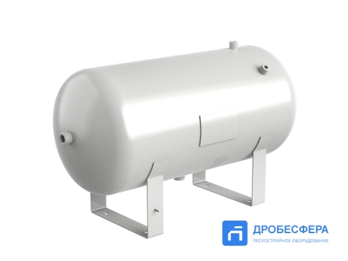 Ресивер для компрессора РГ 50/40 горизонтальный оцинкованный
