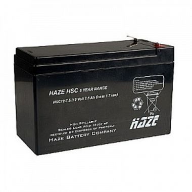 Аккумулятор HAZE HSC12-7 ( 7Ач 12В / 7Ah 12V ) - фотография
