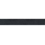 Тесьма усиленная Кромка клеевая 10.0 мм, (фасовка) 5х3 м, черный, B, Gamma G-110ht