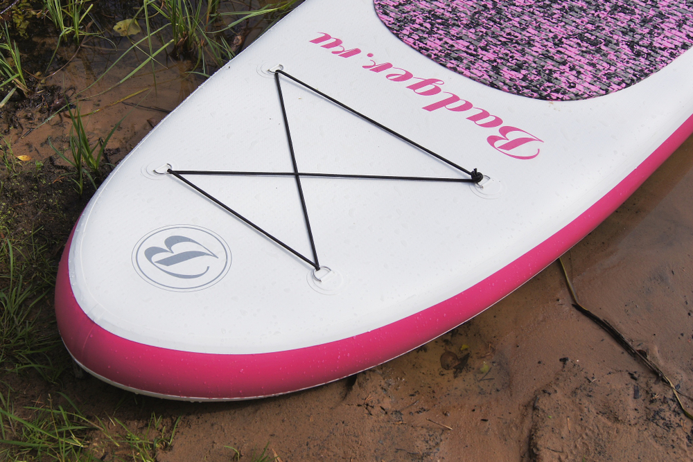 Надувная доска для SUP серфинга Badger 320 Розовая 10.6 (насоса в компл. НЕТ)