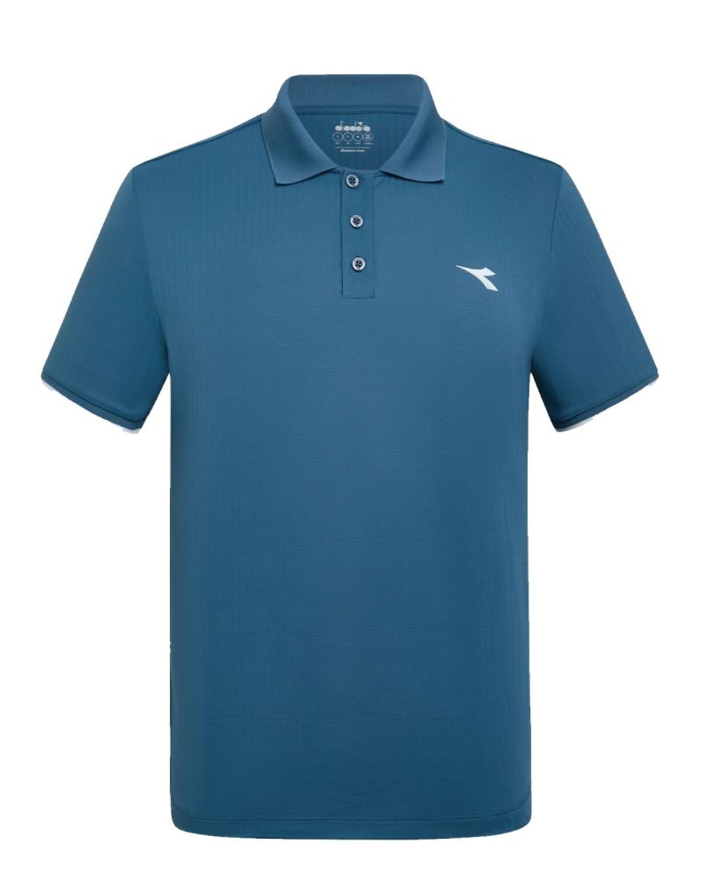 Мужское теннисное поло Diadora Short Sleeve Icon - oceanview