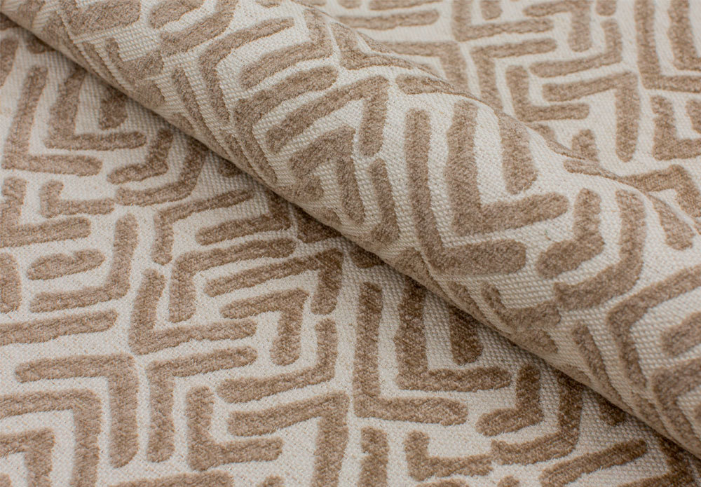 Шенилл Viola zig-zag beige (Виола зиг-заг бейж)