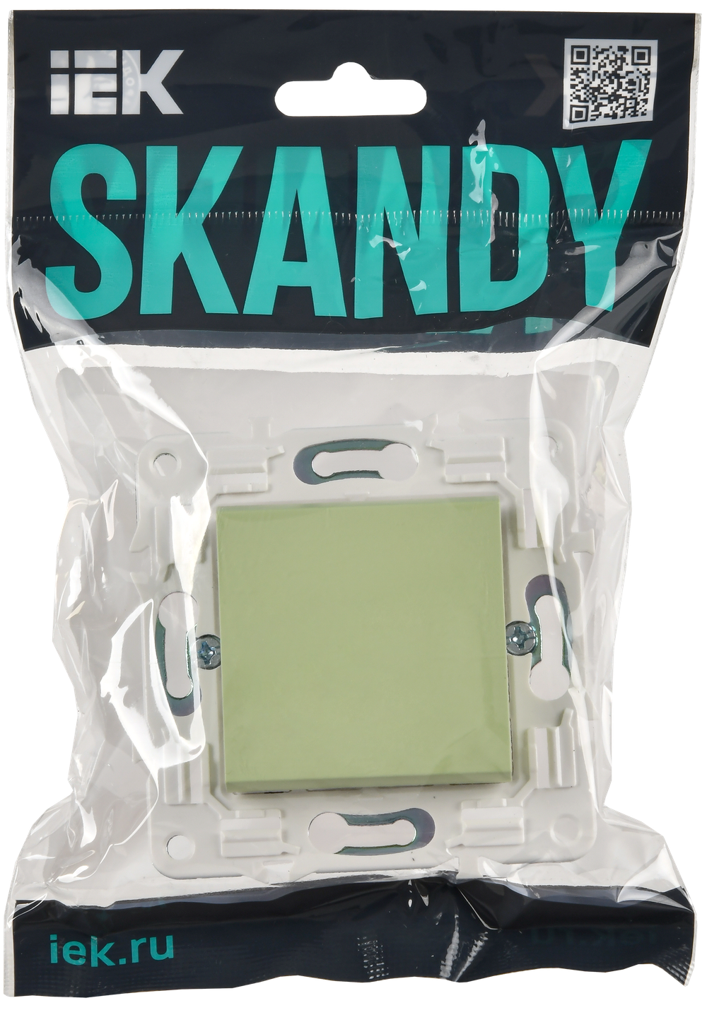 SKANDY Выключатель 1-клавишный 10А SK-V01G мятный IEK