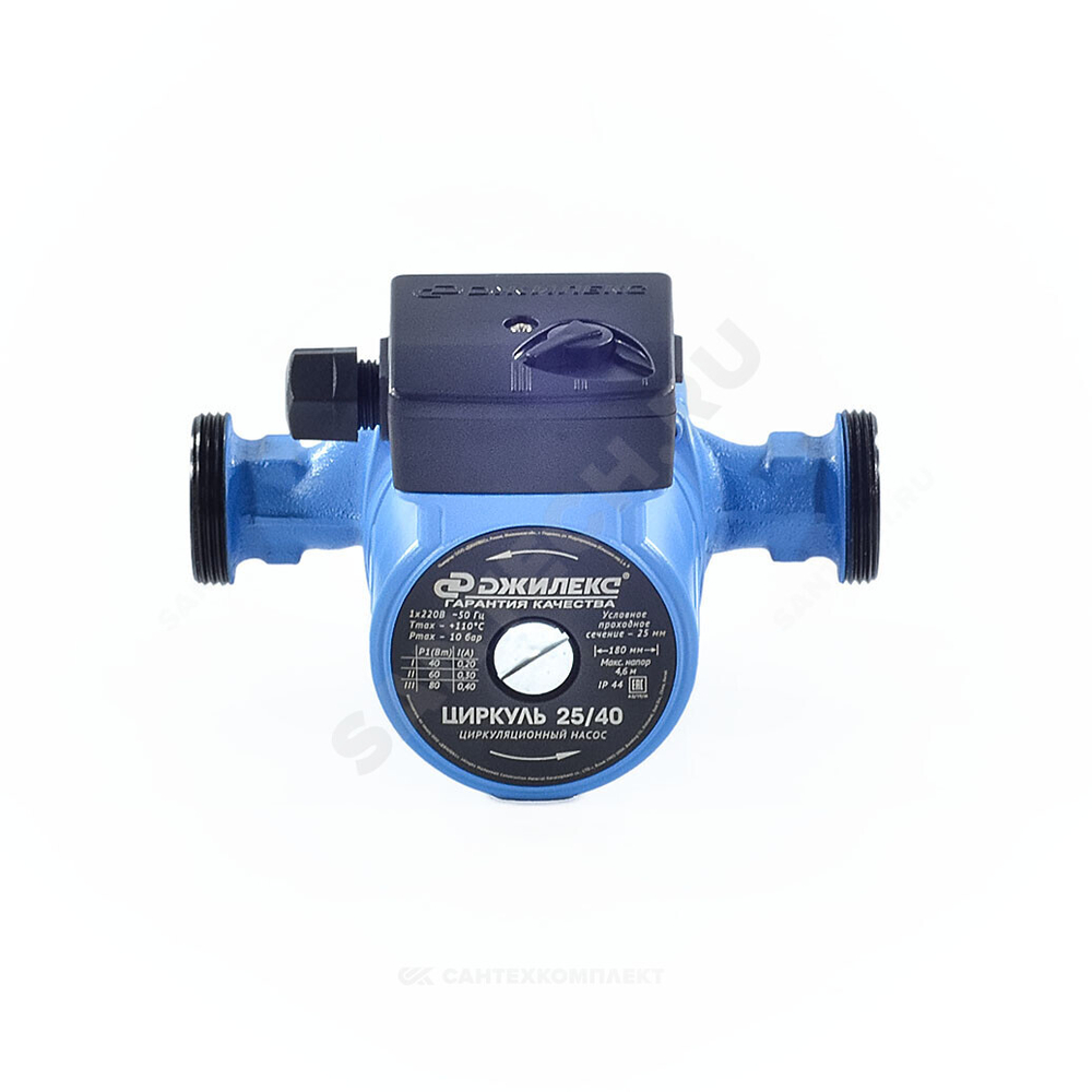 Насос циркуляционный с мокрым ротором Циркуль 32/40 PN10 1х220-240В/50 Гц Джилекс 3240