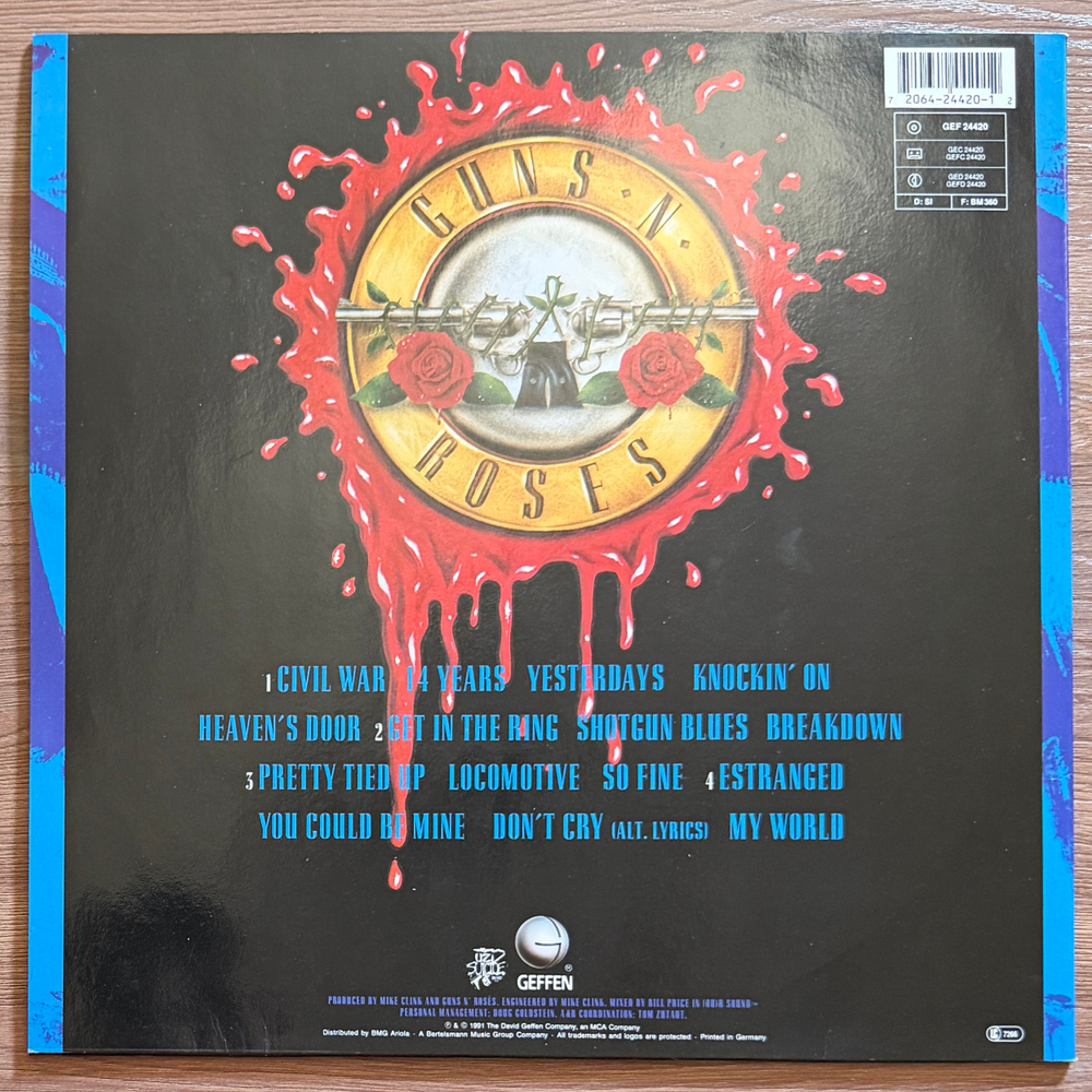 Guns N' Roses - Use Your Illusion II 2LP (Европа 1991г.)