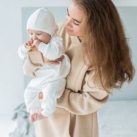 Комбинезон с капюшоном "Молоко" 0+
