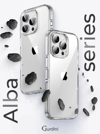 Чехол накладка iPhone 16 Pro 6.3" Gurdini Alba Series Protective Clear