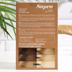 Мягкое осветление Supra с натуральным маслом, экстрактом белого льна, витаминами A, E, F