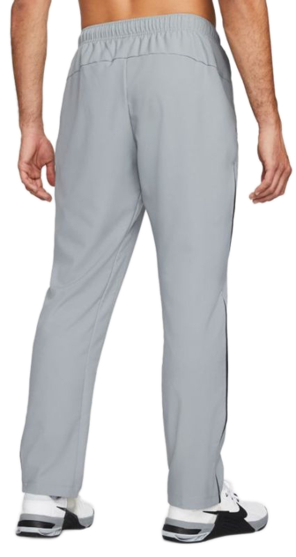 Мужские теннисные штаны Nike Dri-Fit Woven Team Training Trousers - particle grey/black/black