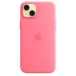 Силиконовый чехол с поддержкой MagSafe Apple Silicone Case для iPhone 15 Plus, Pink (Розовый)