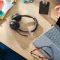 Jabra Evolve2 55 Link380a MS Stereo Stand Black