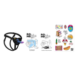 Страпон унисекс Romp Piccolo Pegging Kit (Цвет: синий)