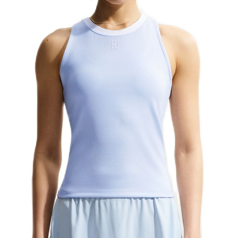 Топ теннисный Nike Court Advantage Dri-Fit Tennis - hydrogen blue/white