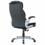 Кресло BRABIX PREMIUM "Phantom EX-553", рециклированная кожа, регулируемый подголовник, черное, 532940