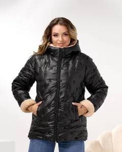 Куртка с мехом УК-4431-2 Фабрика Моды