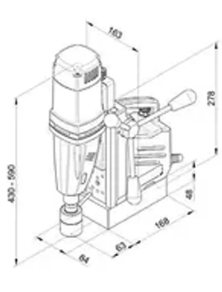 Магнитный сверлильный станок BDS MAB-855