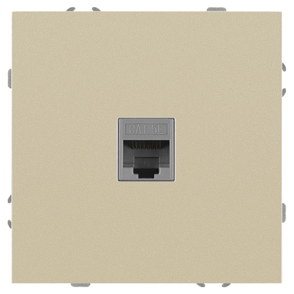 Розетка ЭРА Galaxy 15-3107-04 информационная RJ45 IP20 шампань | Эра Galaxy