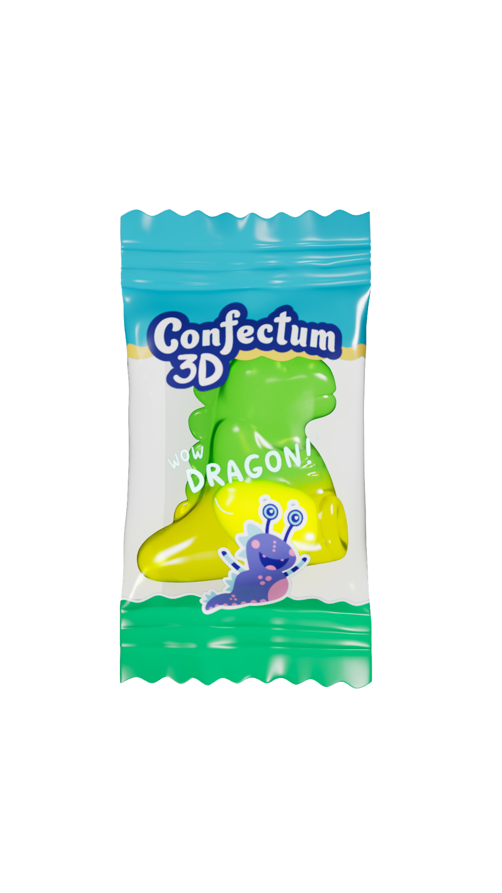 Мармелад Confectum funny 3D в форме динозавров