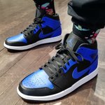 Jordan 1 Mid Hyper Royal GS
