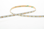 Лента светодиодная SMD тёпло-белая DC24V 9, 6W/m 3000K 1150Lm/m 120д/м CRI>85 IP20,  упаковка 5 метров,  ширина 8мм,  высота 2мм,  самоклейкая