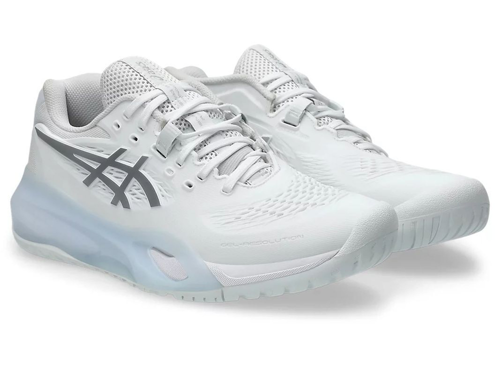 Женские Кроссовки теннисные Asics Gel-Resolution X - white/pure silver