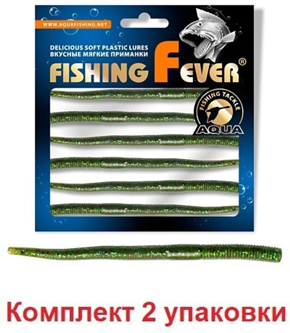 Мягкая приманка червь FishingFever EEL 12,0cm,3,0g,уп 6 шт