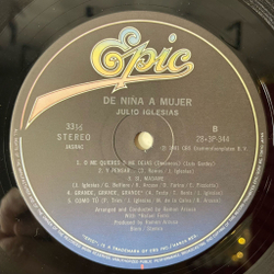 Винтажная виниловая пластинка LP Julio Iglesias De Nina A Mujer (Japan 1981) (Obi)