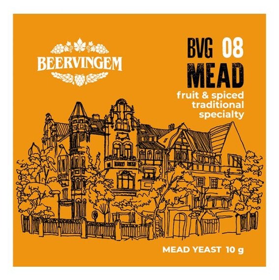 Дрожжи для медовухи Beervingem "Mead BVG-08 ", 10 г