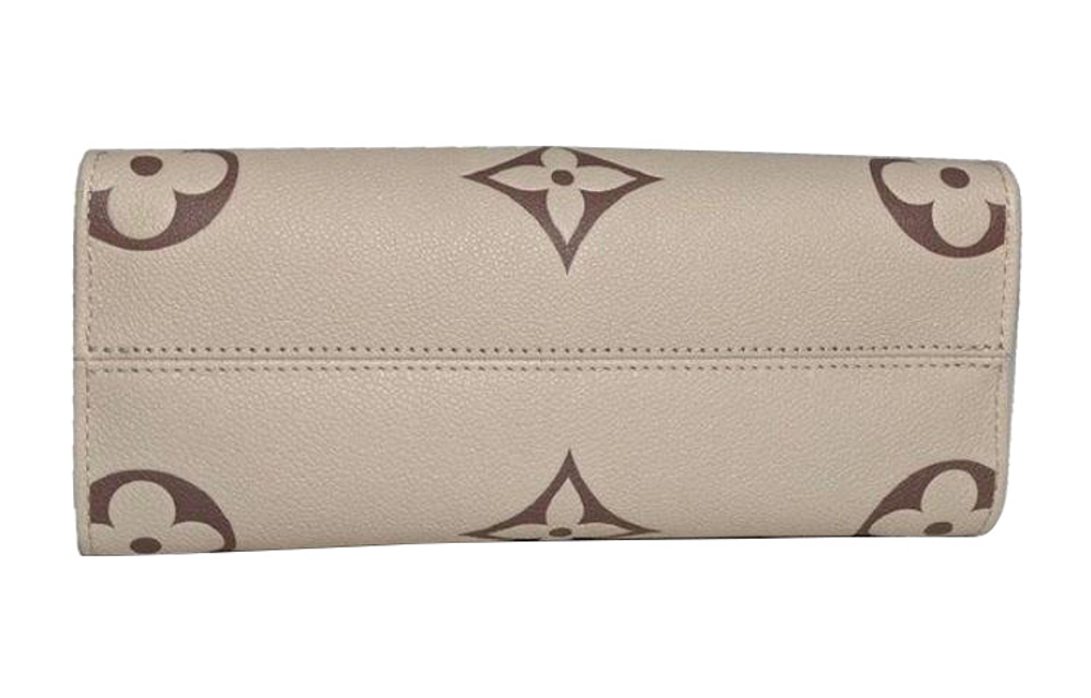 LOUIS VUITTON Onthego Pm Creme/Bois De Rose